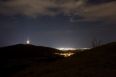 Telstra Tower and Canberra at night